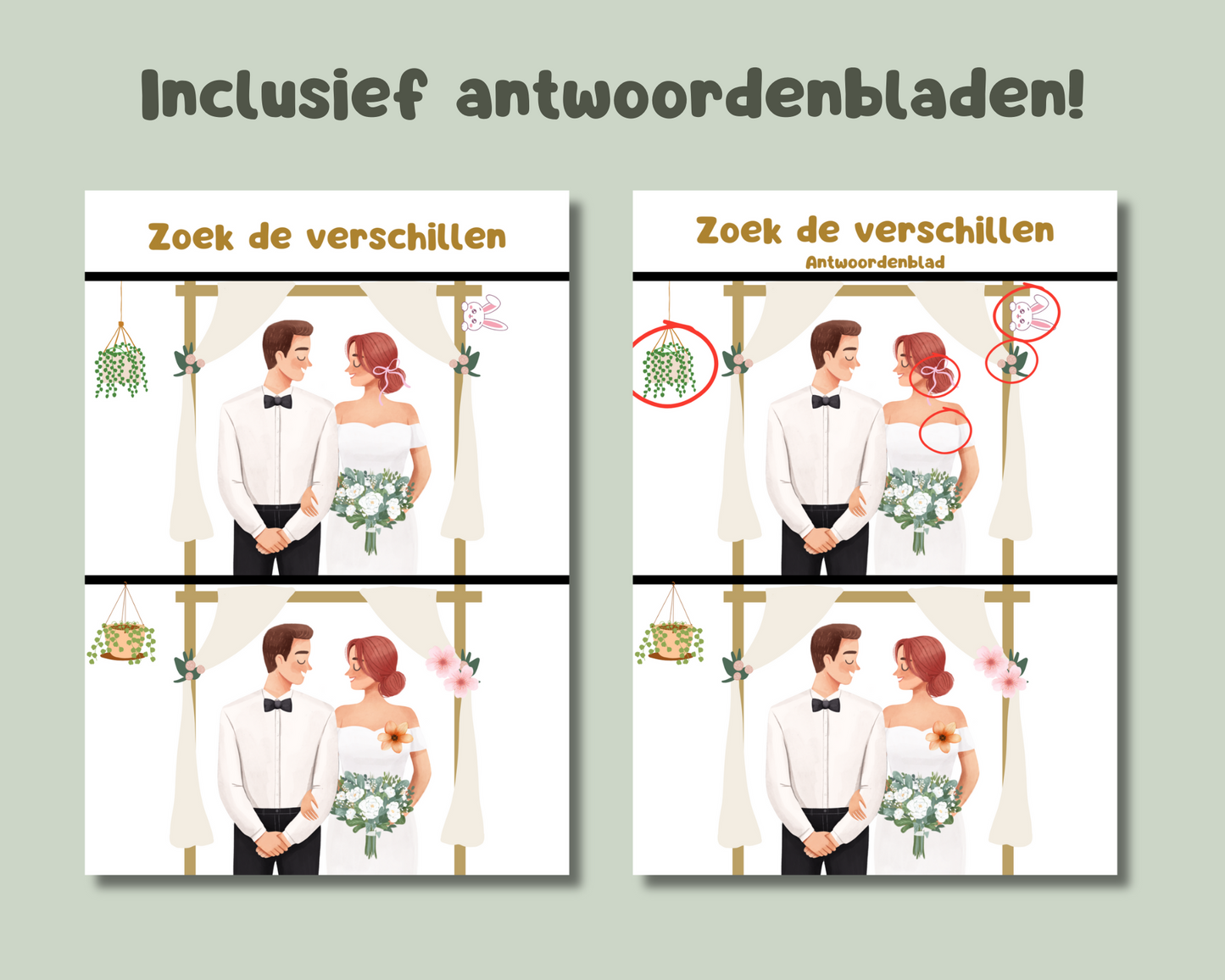 Bundel - Bruiloft Doeboek voor kinderen (Nederlandse versie)