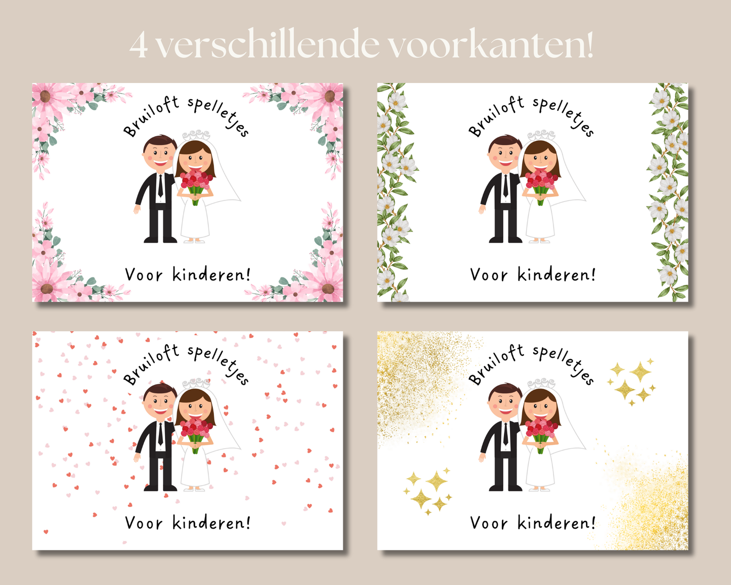 Bundel - Bruiloft spelletjes voor kinderen (Nederlandse versie)