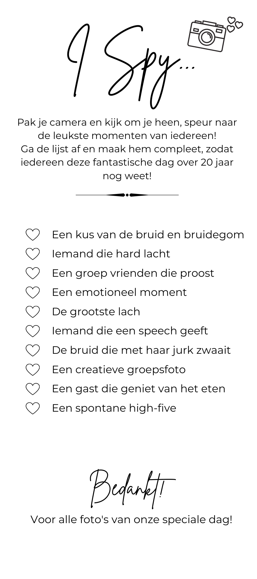 Capture the love! (Nederlandse versie)