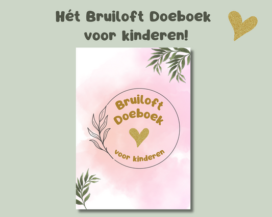 Bundel - Bruiloft Doeboek voor kinderen (Nederlandse versie)