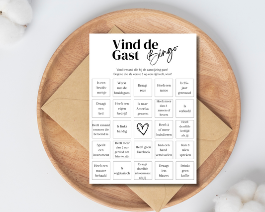 Vind de gast - Bingo! (Nederlandse versie)